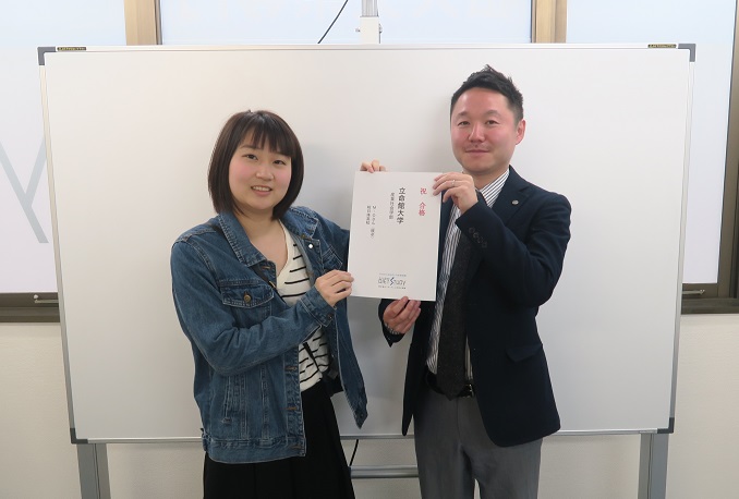 立命館大学産業社会学部進学　M・Oさん（柏日体高校）2018年吉祥寺校