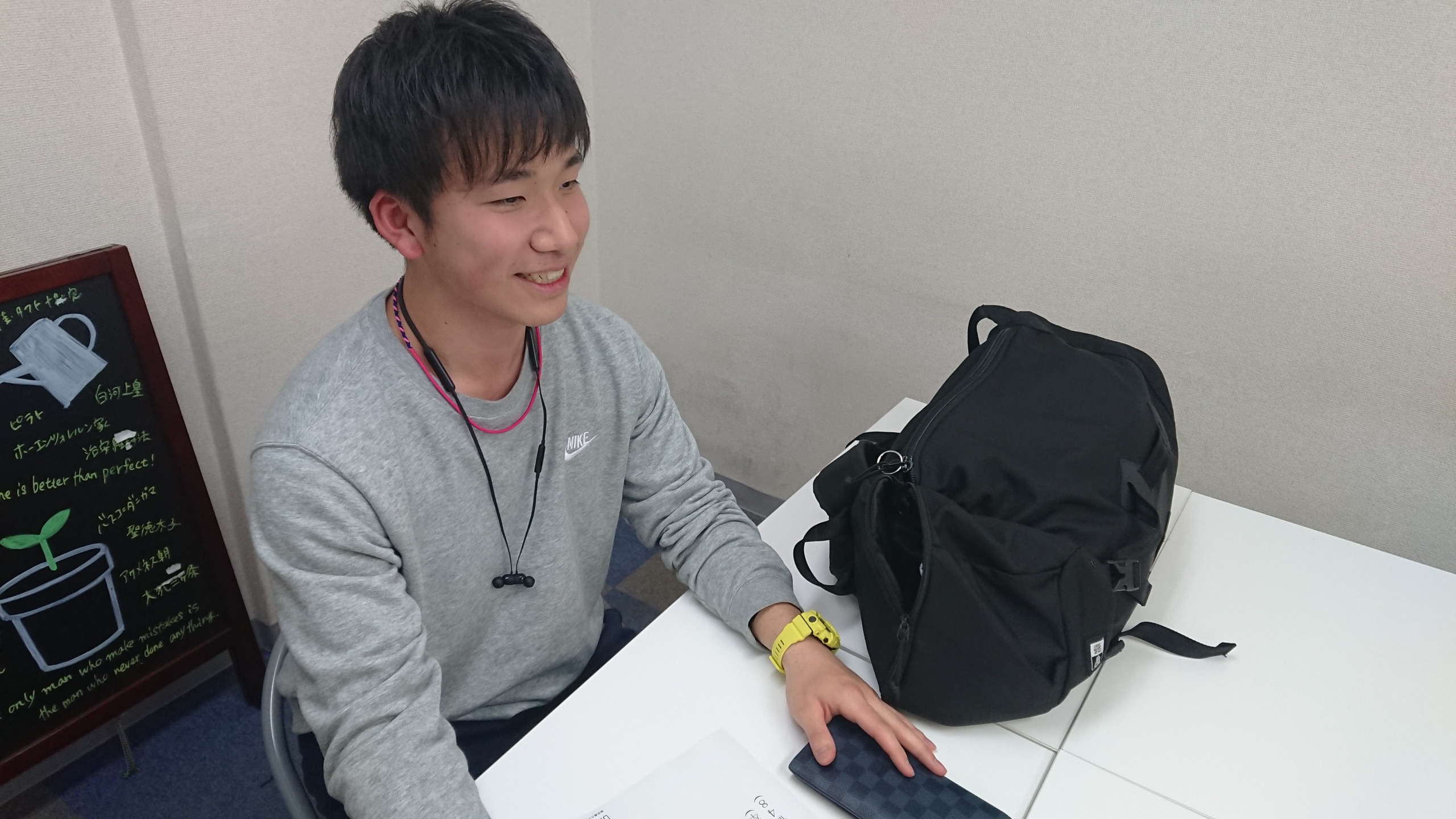 立教大学コミュニティ福祉学部進学！西川雄大くん（大成高校）2019