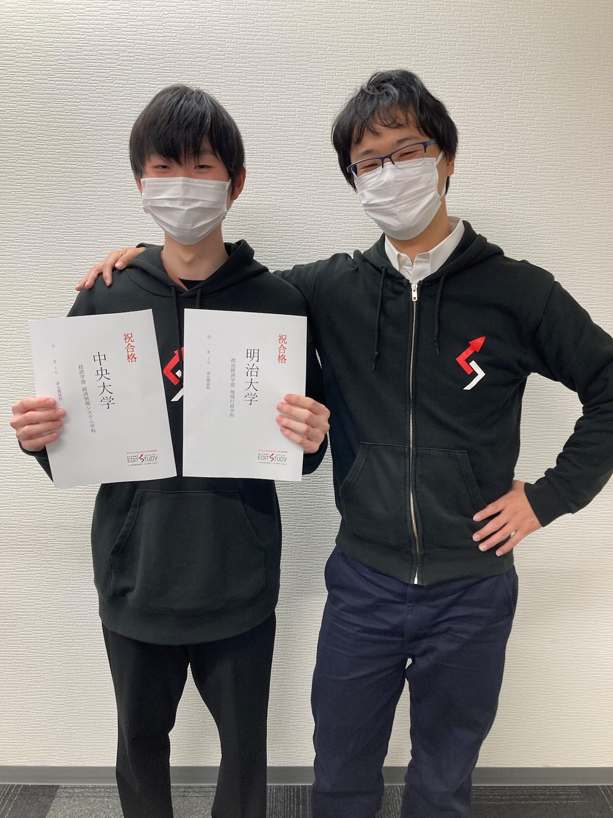 明治大学政治経済学部地方行政学科進学！[O・R君]（非公開希望）