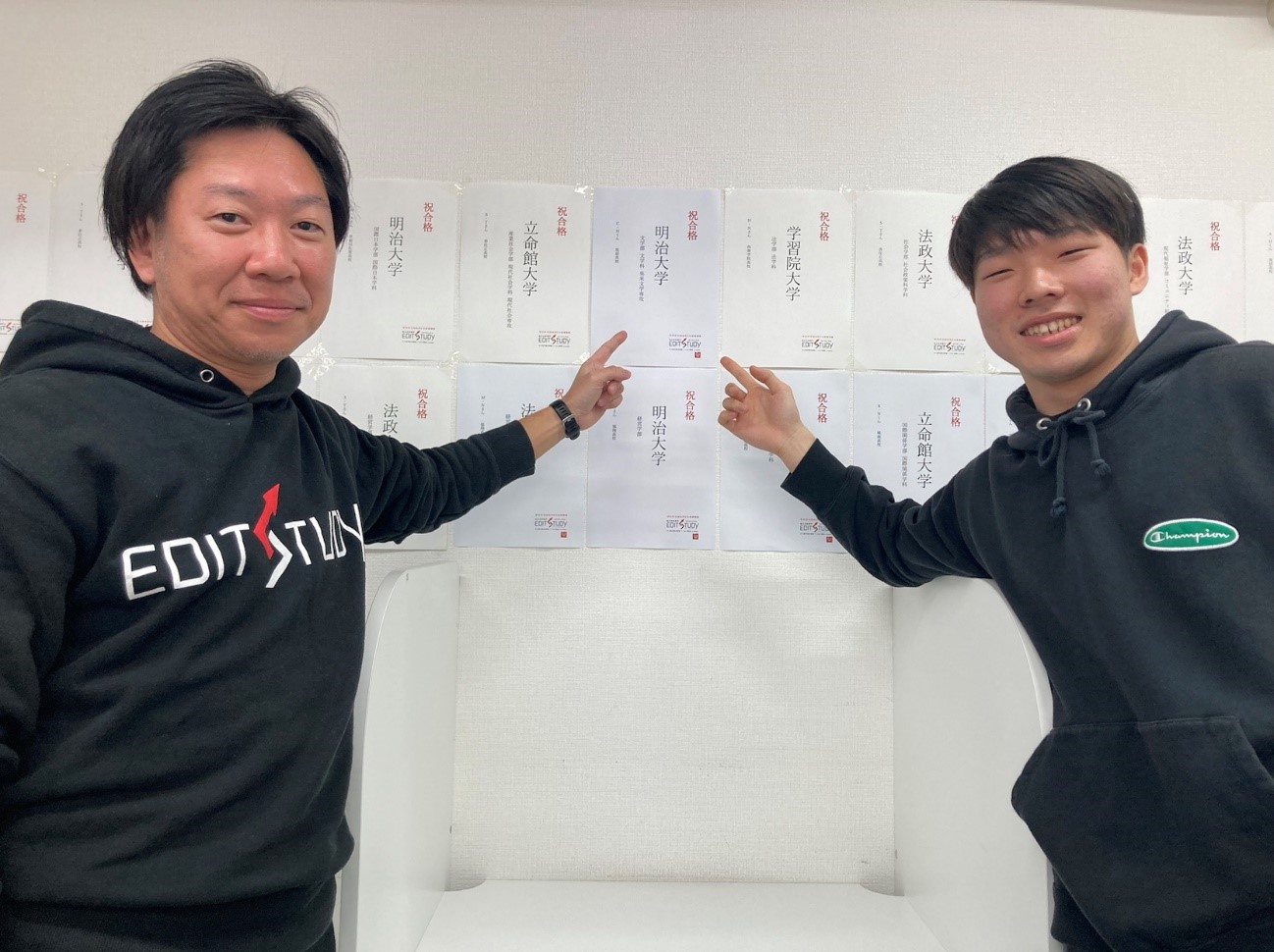 明治大学文学部文学科英米文学専攻進学！　C・Hくん（筑前高校）