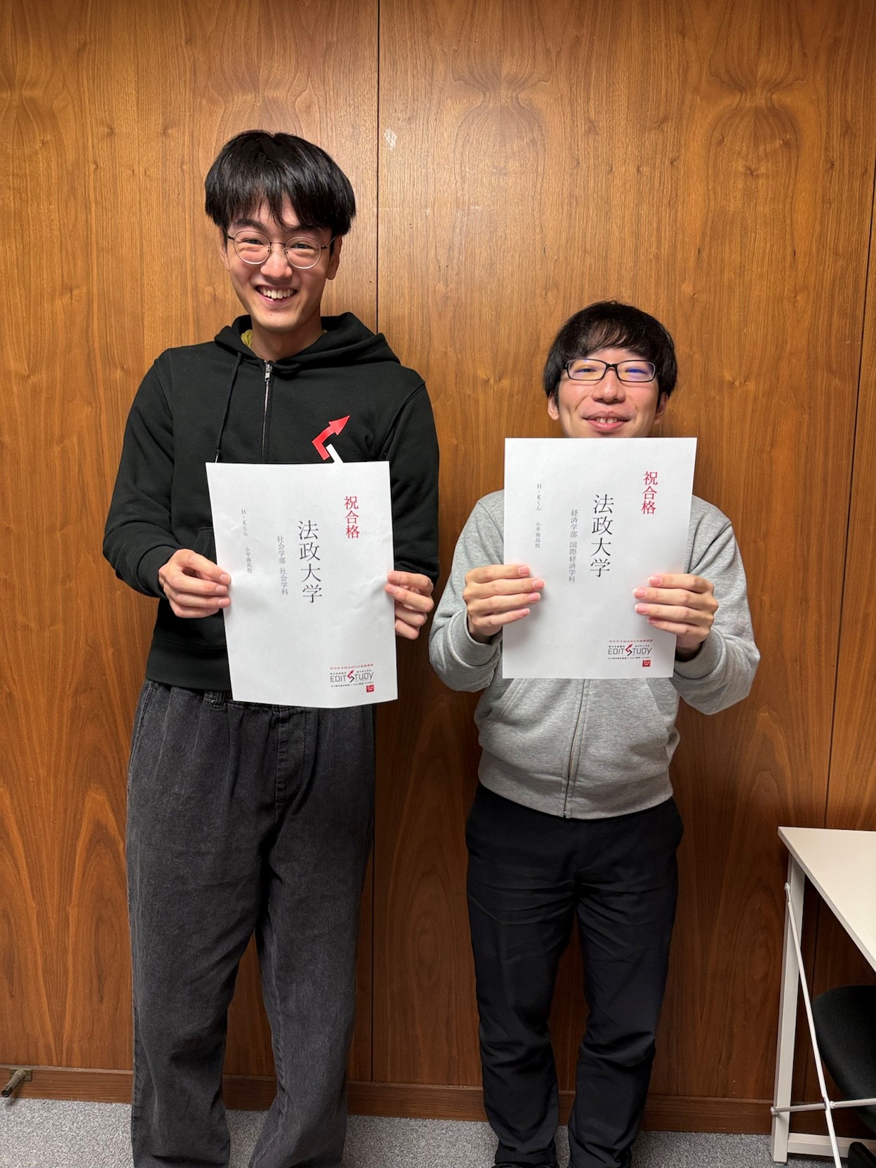 法政大学社会学部社会学科進学！ H・Kくん (小平南高校)