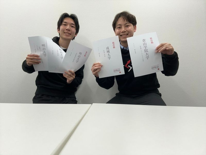 明治大学 政治経済学部進学！　S・Yくん (鎌ケ谷高校)